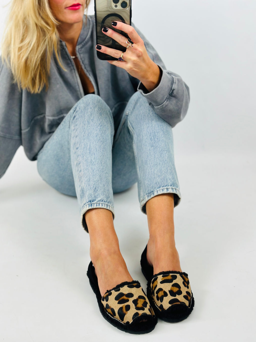 Slipper sale animal print