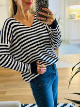 Striped Fine Knit