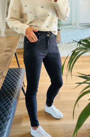 Black Stretch Jeans