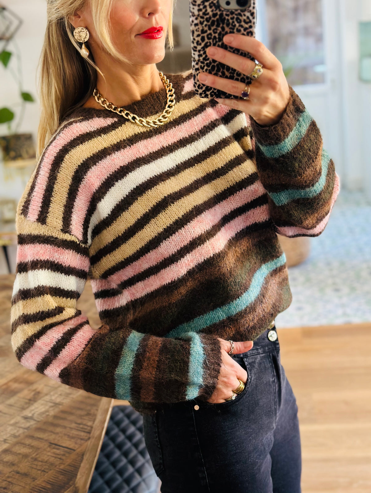Multi Stripe Knit