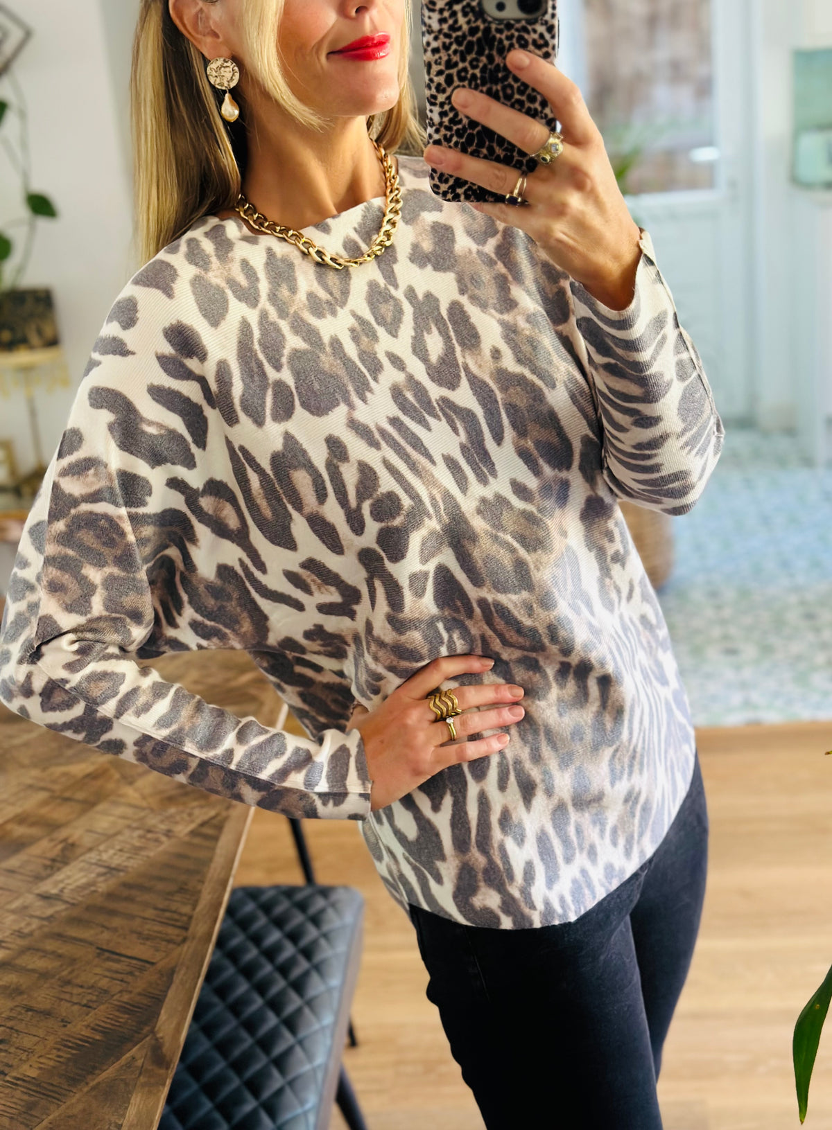 Leopard Knit
