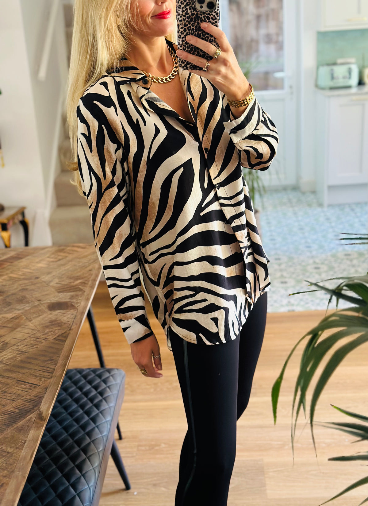 Tiger Print Shirt