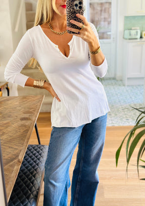 Long Sleeve Cotton T-Shirt