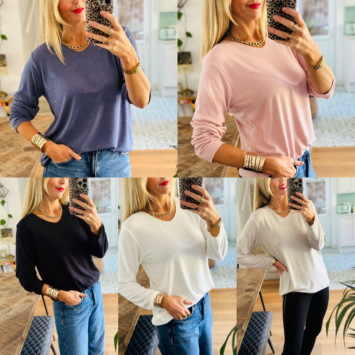 Soft Knit Long Sleeve Top