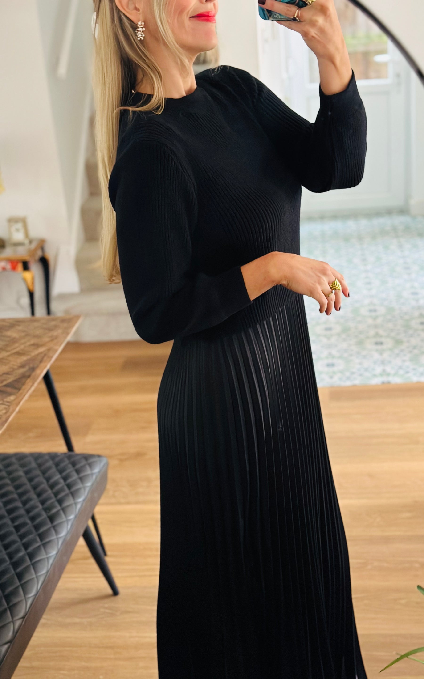 Black Plise Dress