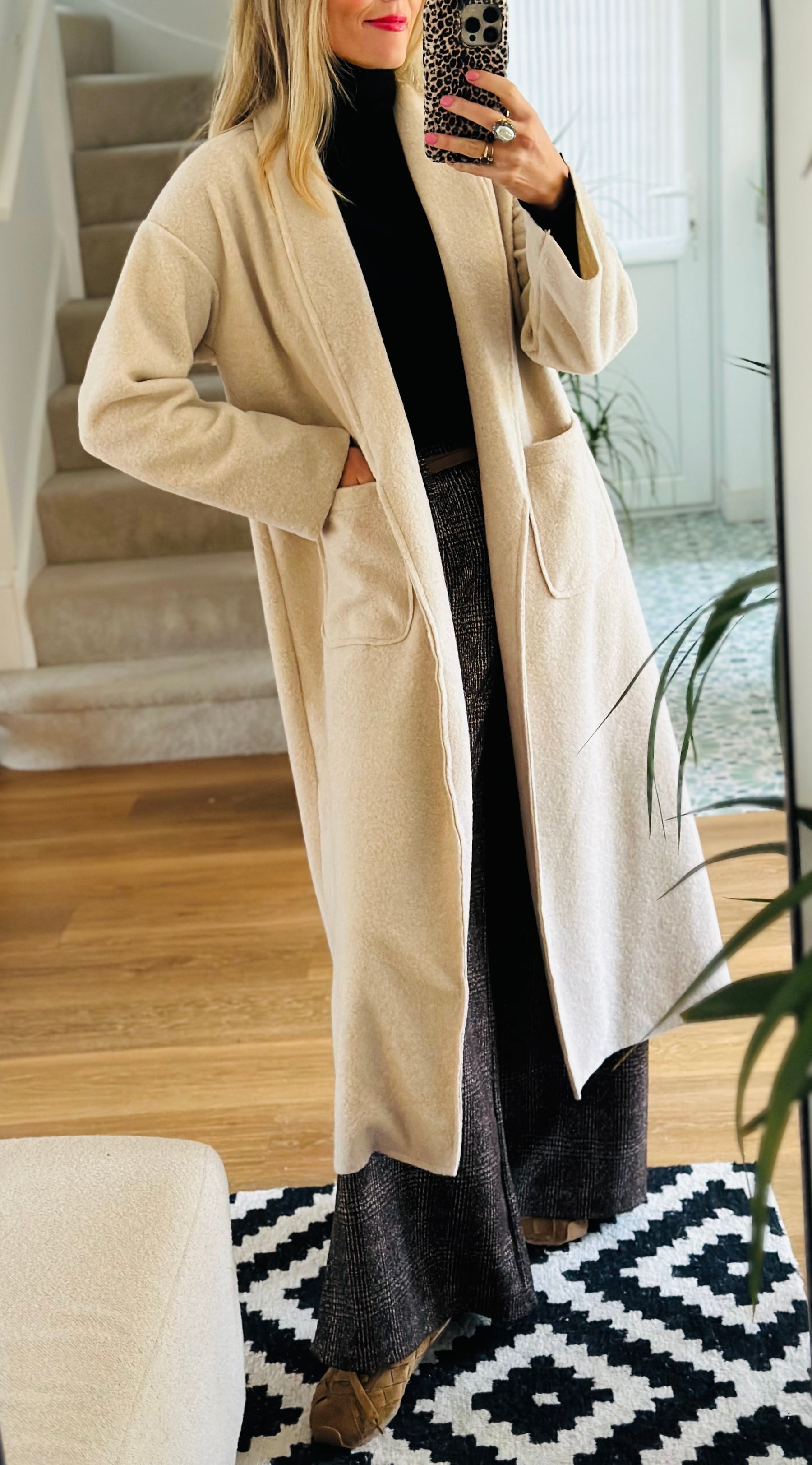 Longline Cardigan Coat