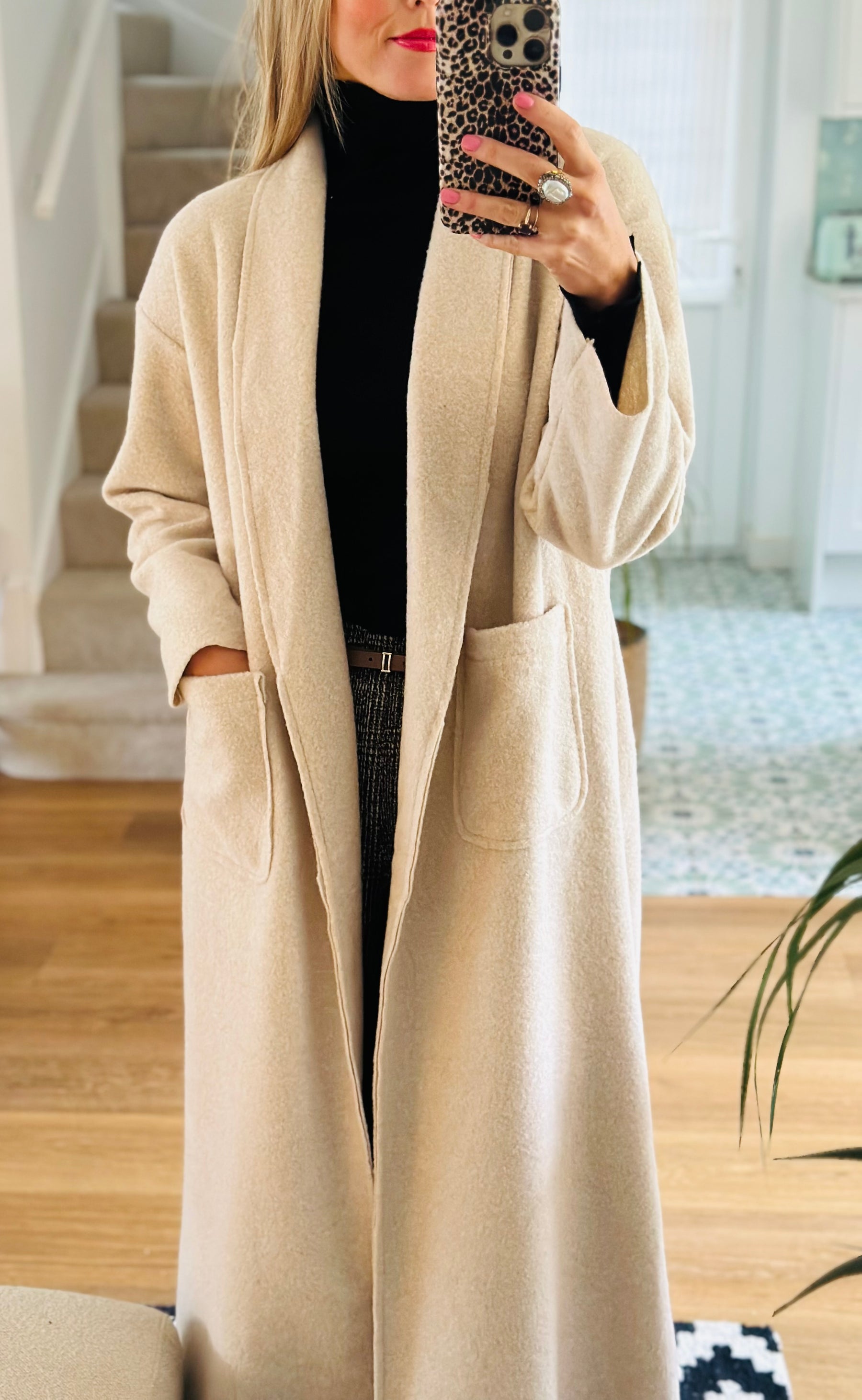 Longline Cardigan Coat