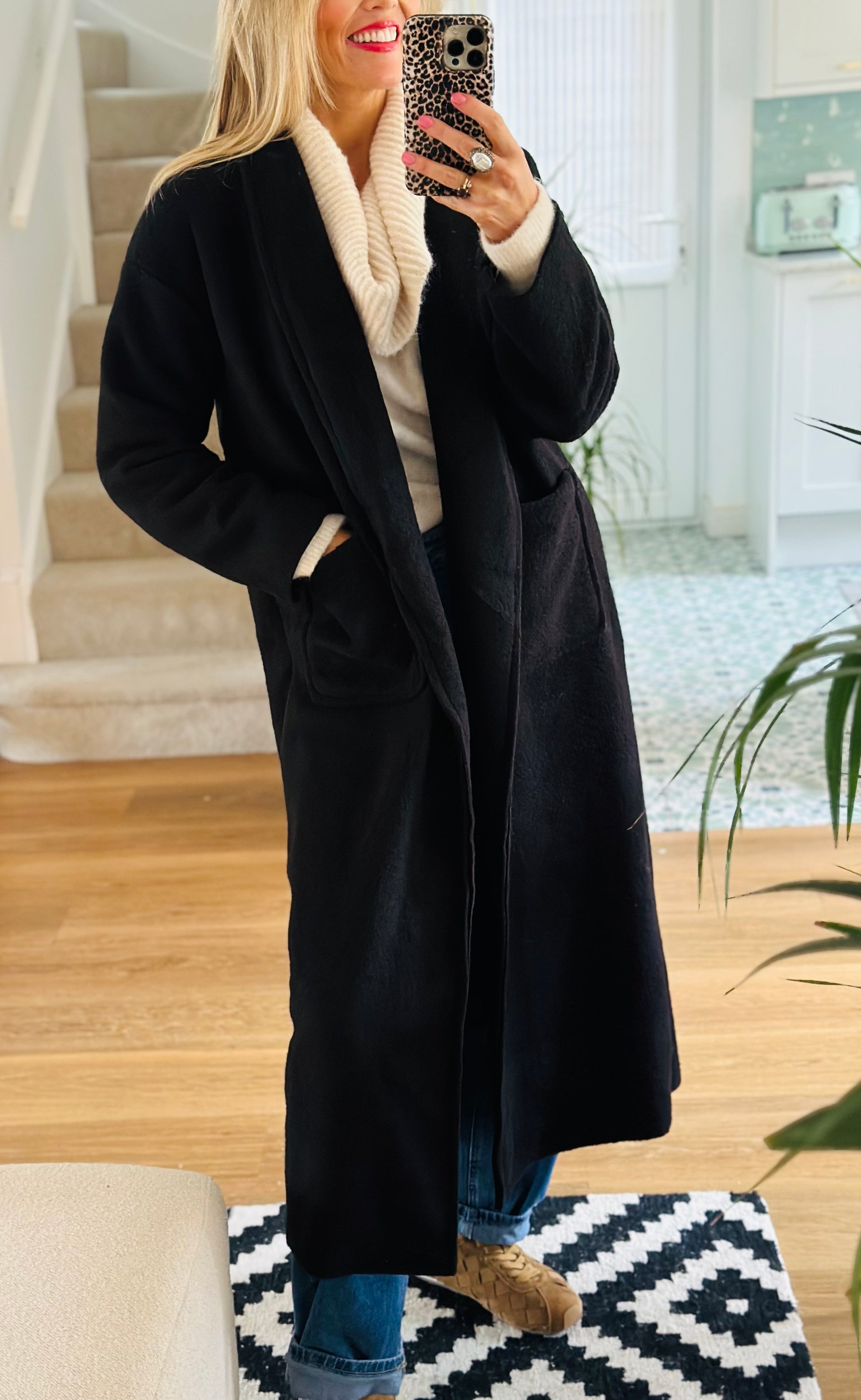 Longline Cardigan Coat