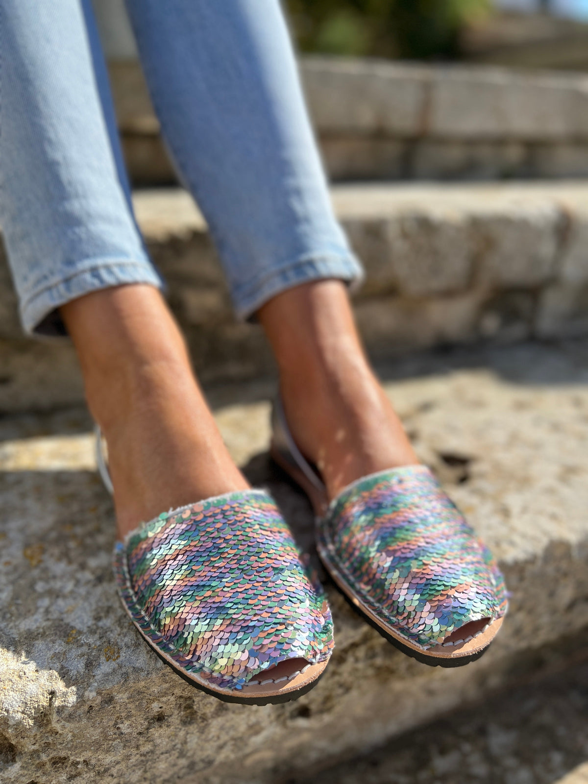 Press Sample Mermaid Sequin Avarcas