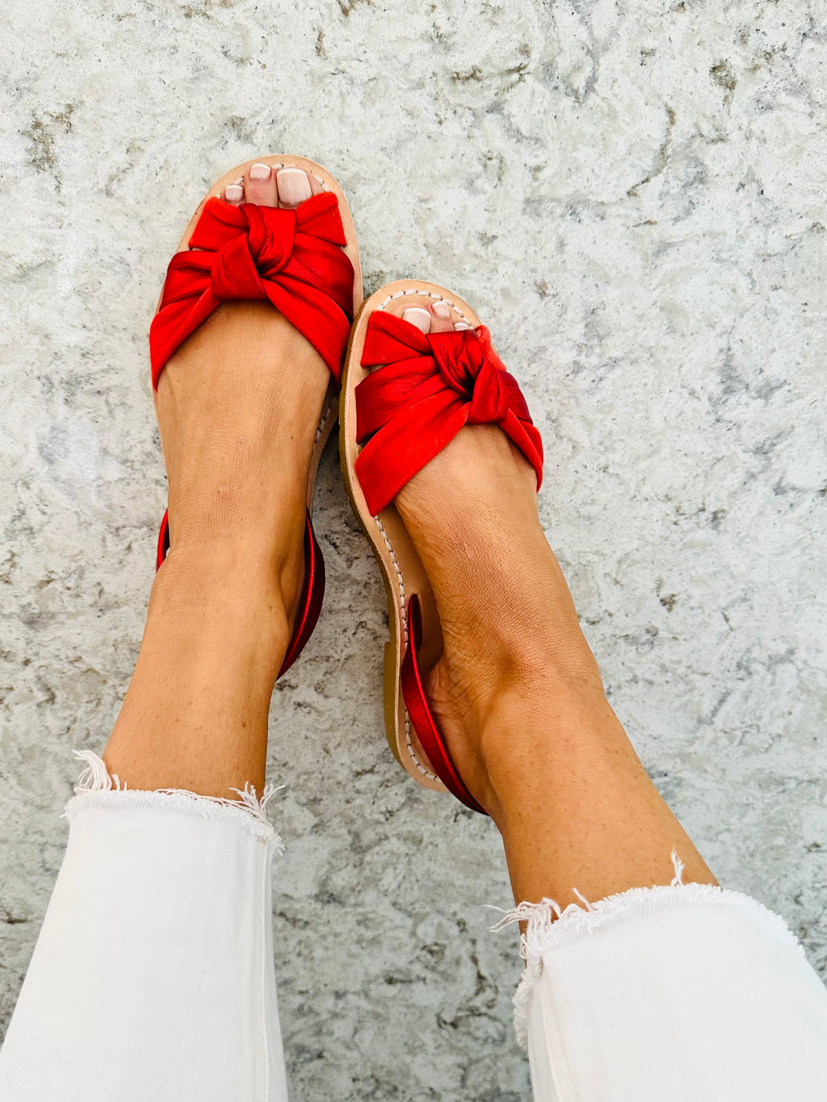 Karma Peeptoe Knot Flats