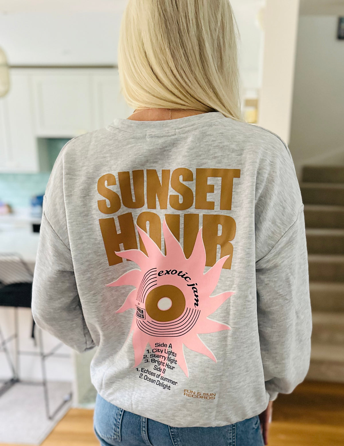 Grey Slogan Sweatshirt