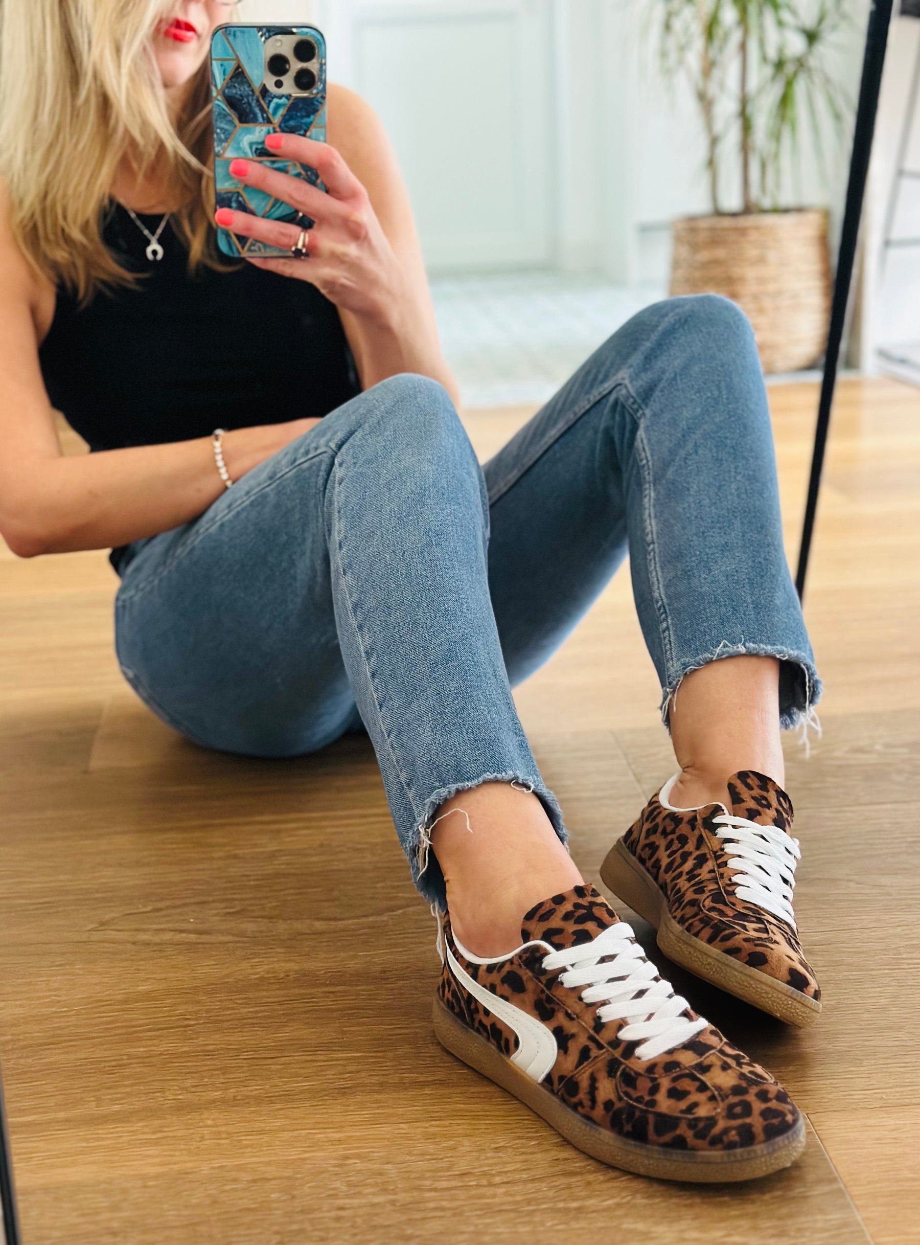 Leopard Lace Ups