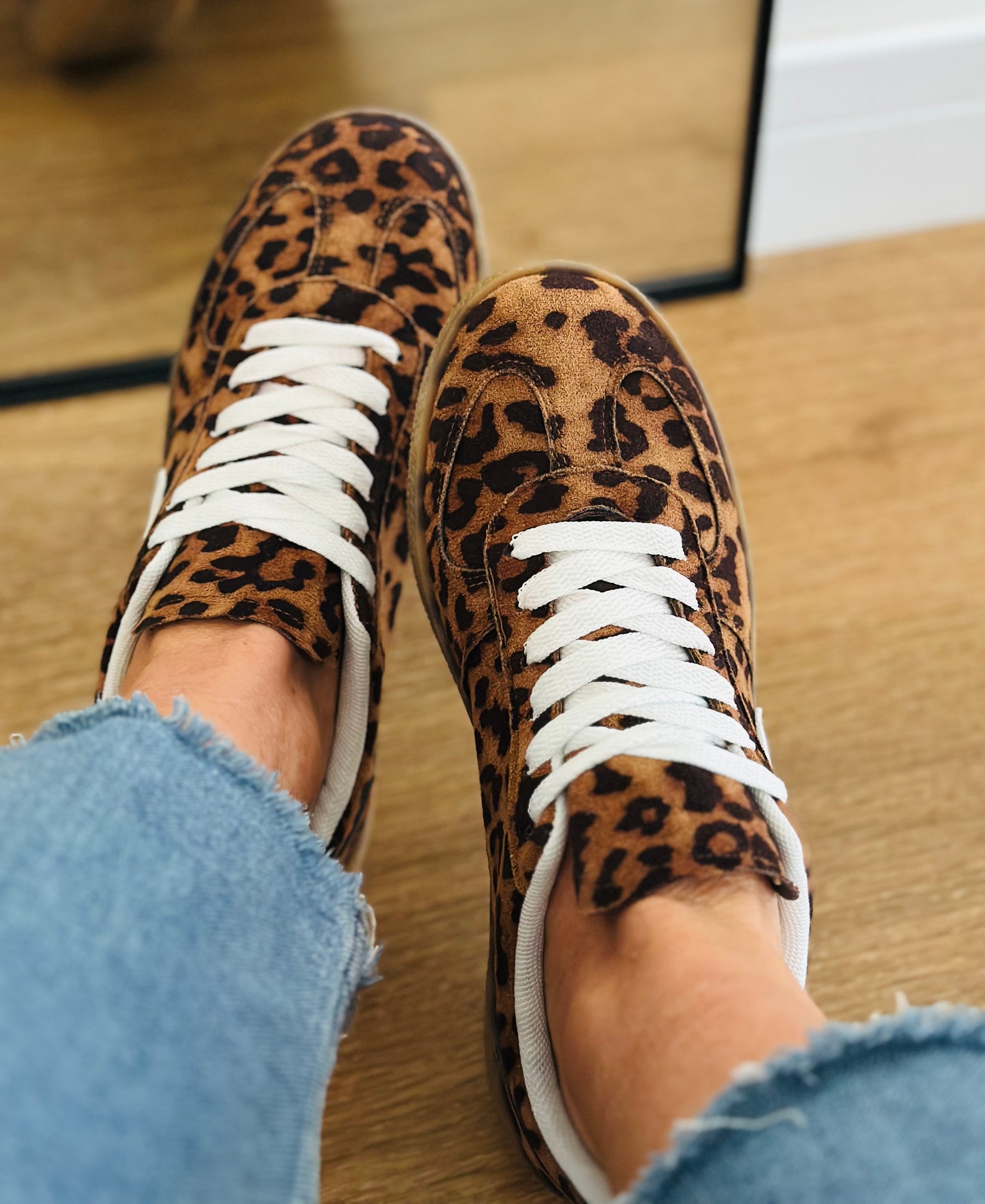 Leopard Lace Ups