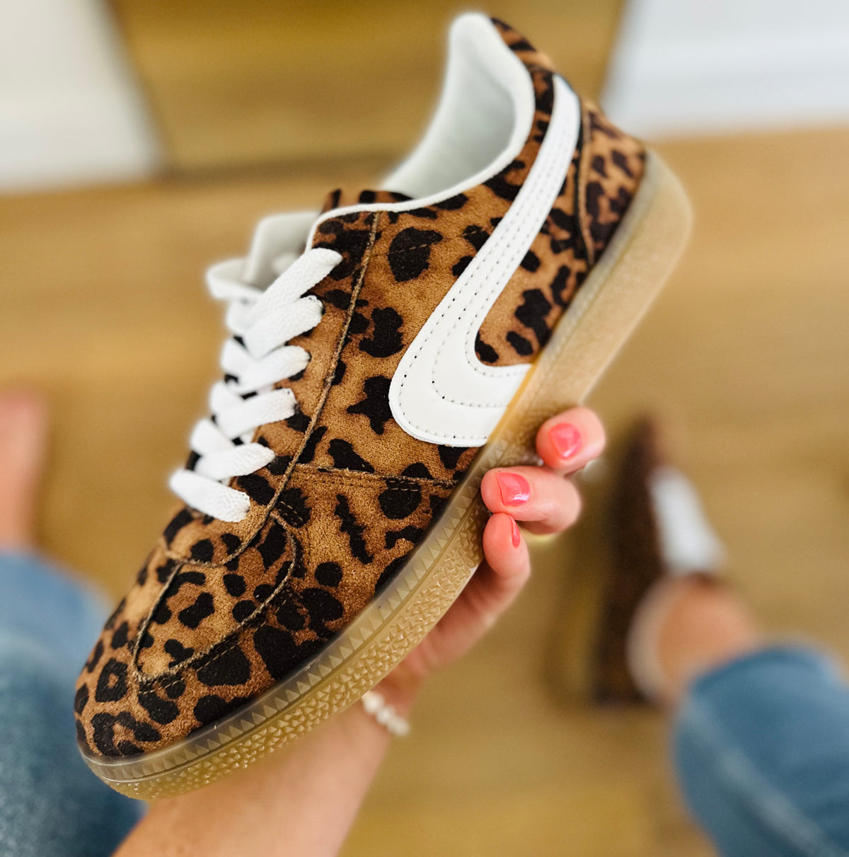 Leopard Lace Ups size 36 and 38