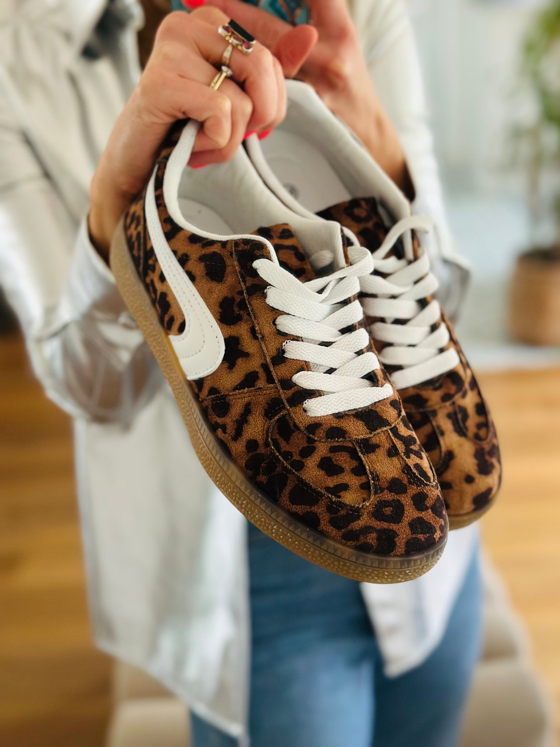 Leopard Lace Ups