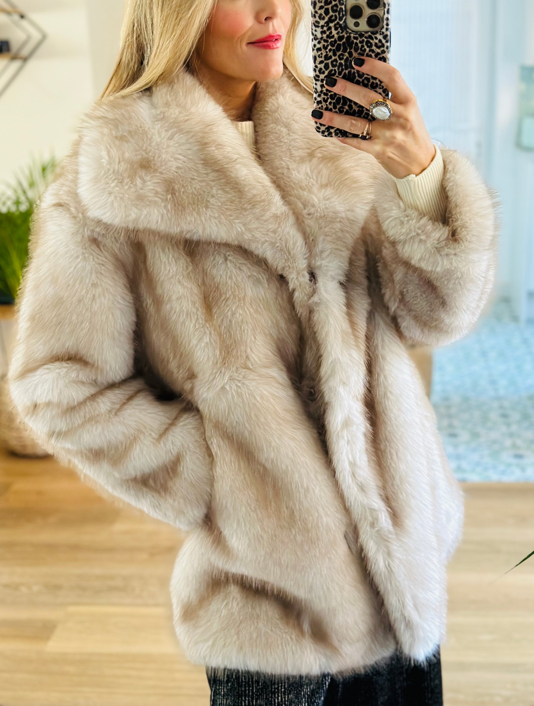 Blondie Faux Fur Coat