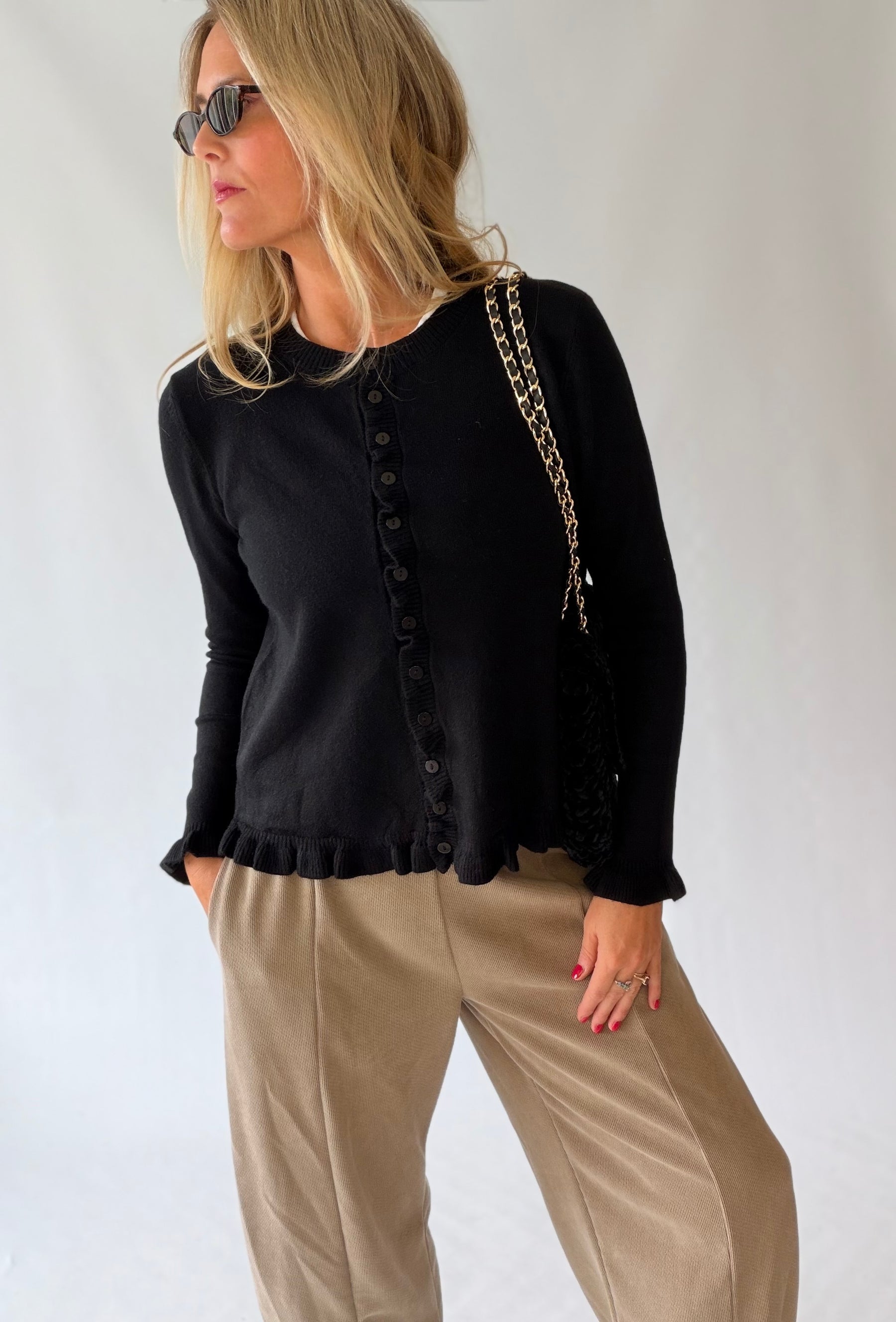 Frill Edge Cardigan