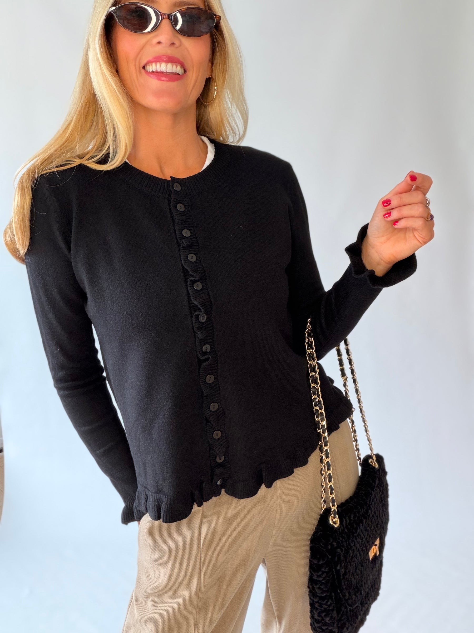 Frill Edge Cardigan
