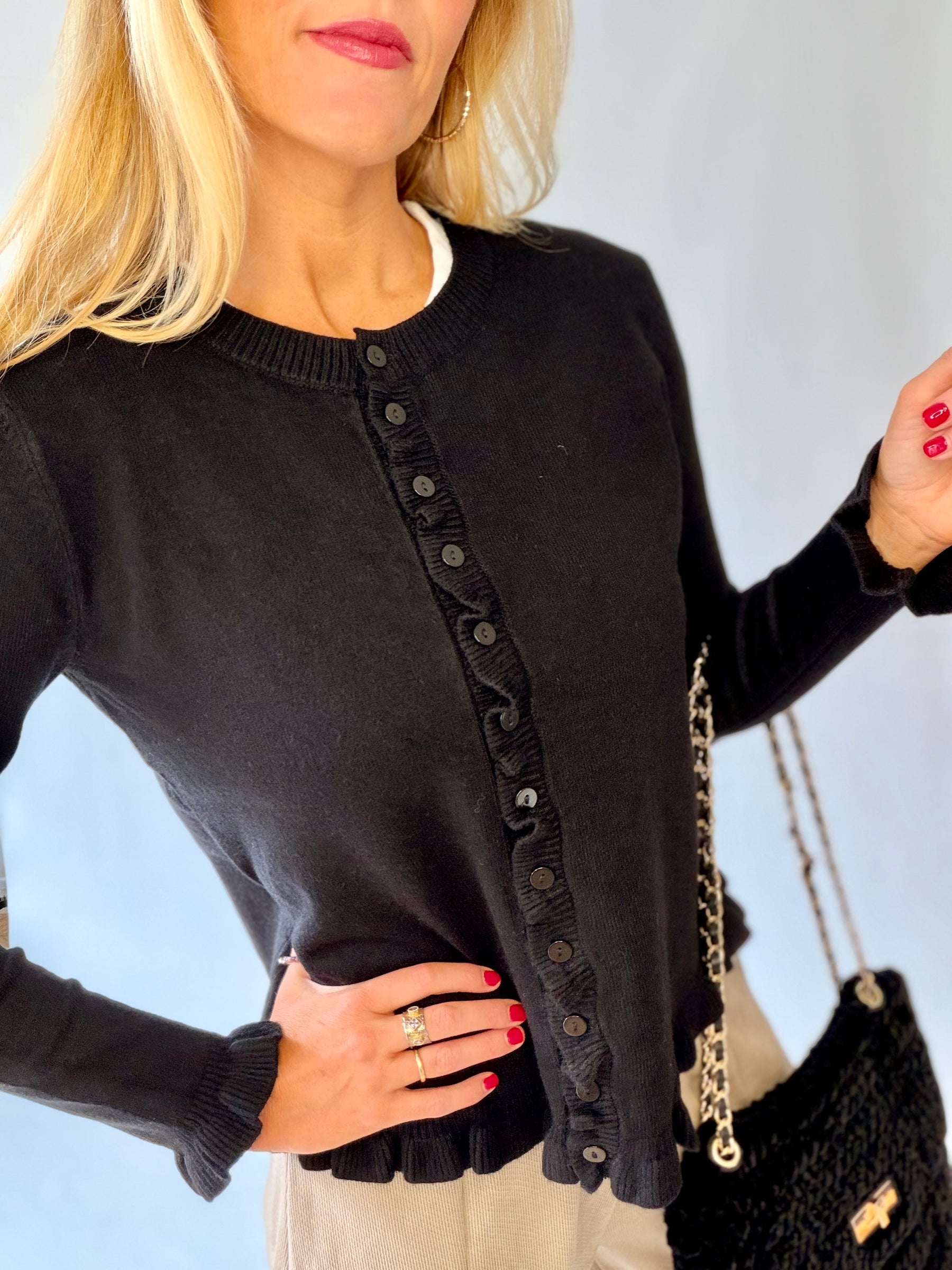 Frill Edge Cardigan