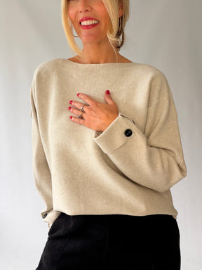 Button Detail Jumper