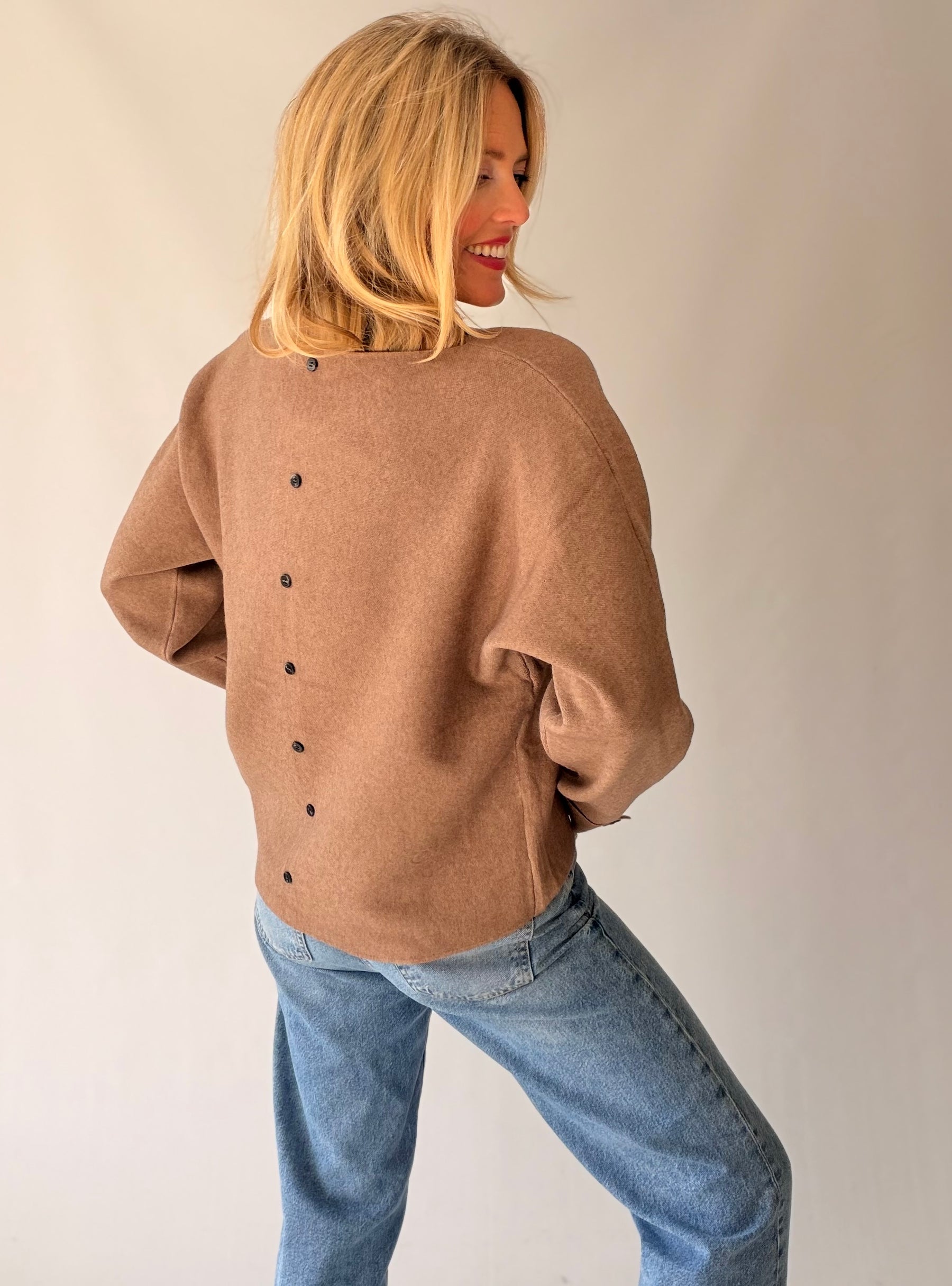 Button Detail Jumper