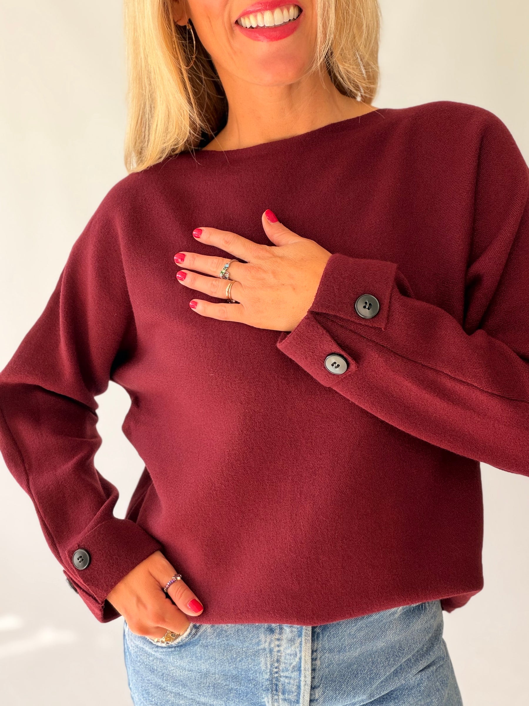 Button Detail Jumper