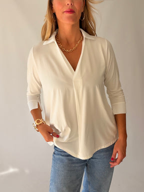 Shirt Collar Top