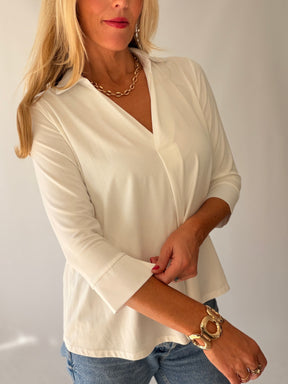 Shirt Collar Top