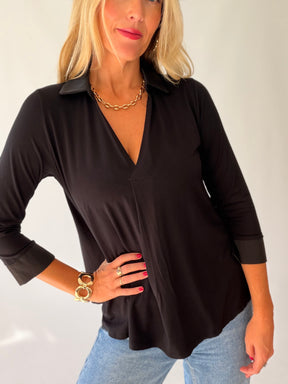 Shirt Collar Top