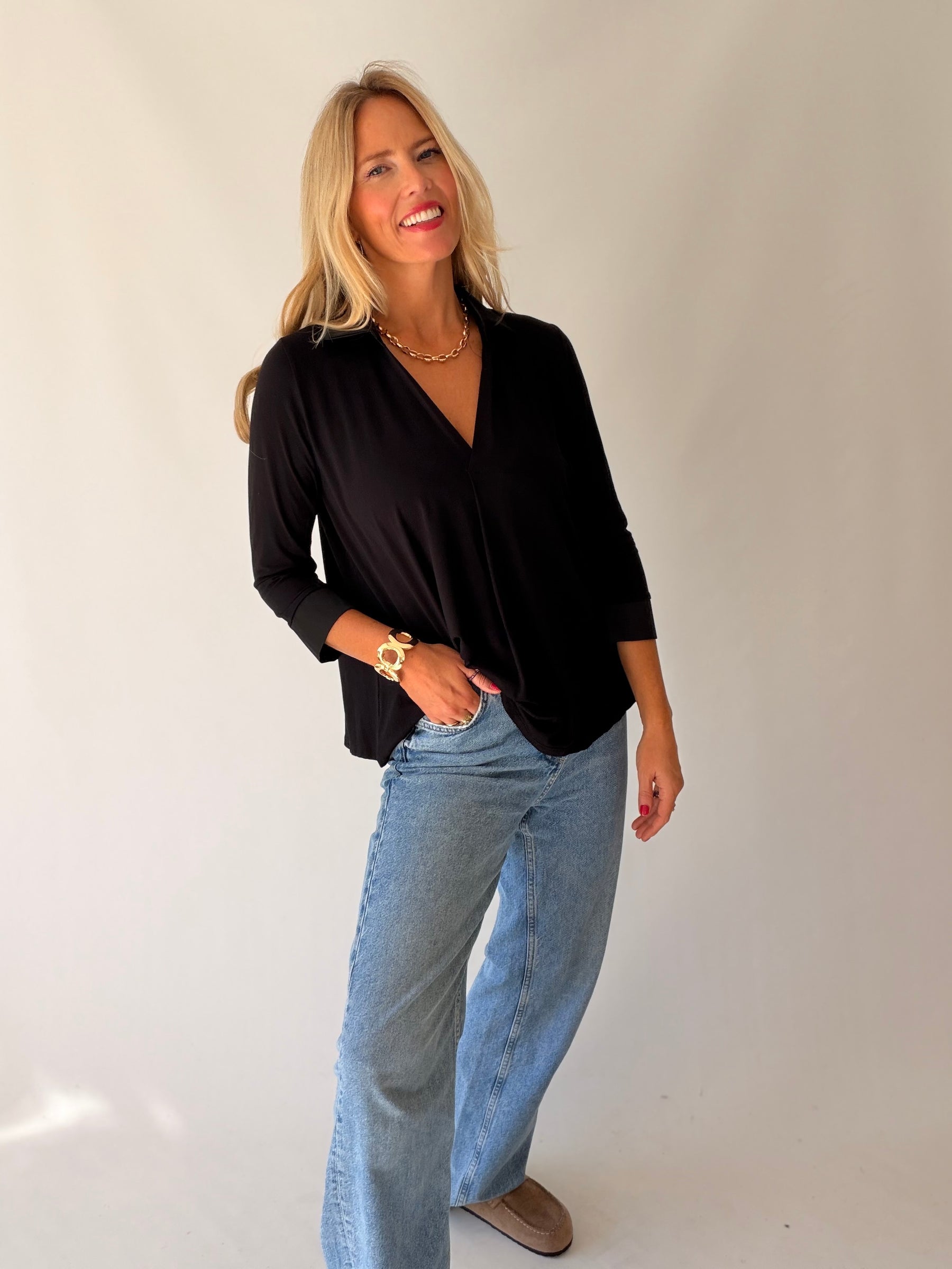 Shirt Collar Top
