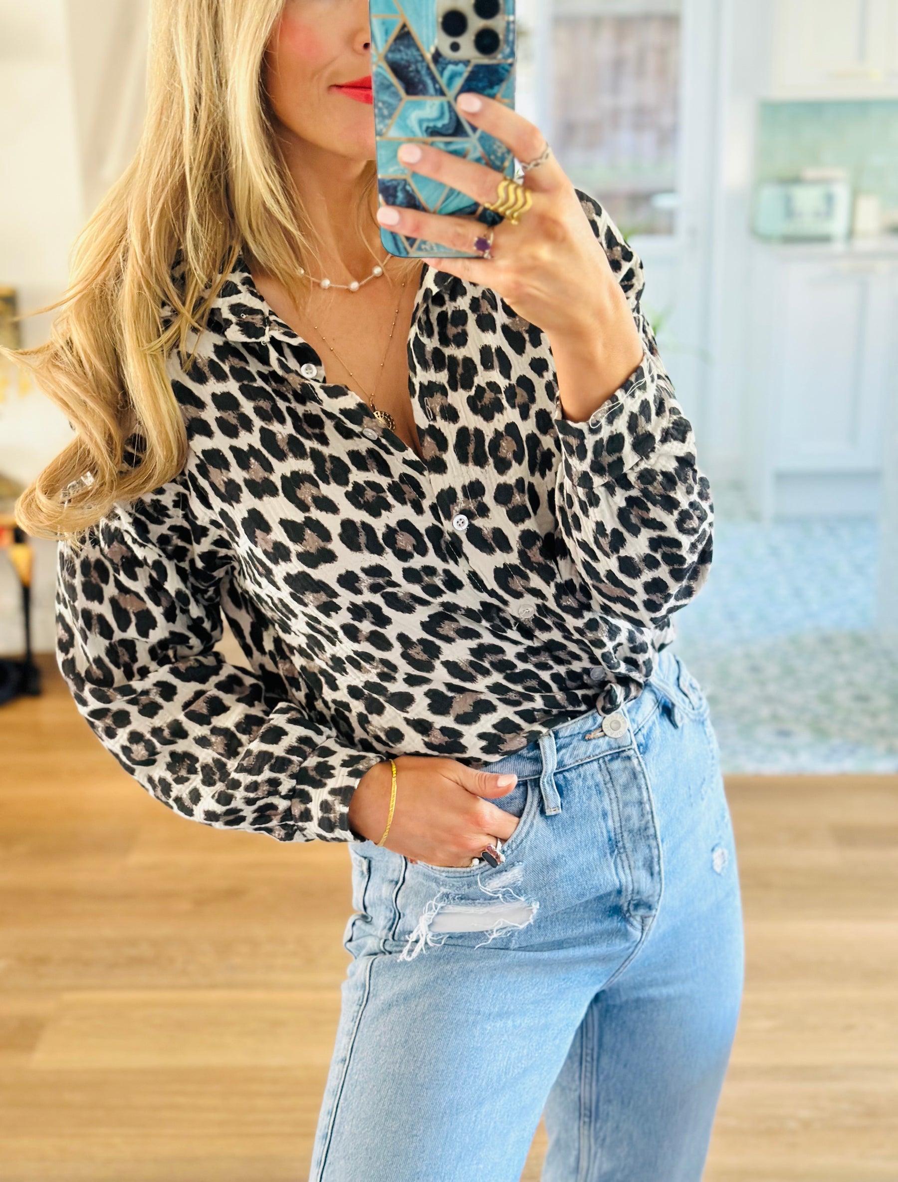 Leopard Print Shirt