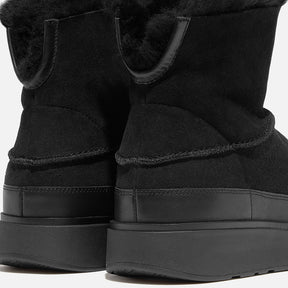 Fitflop Black Mini Shearling Boots