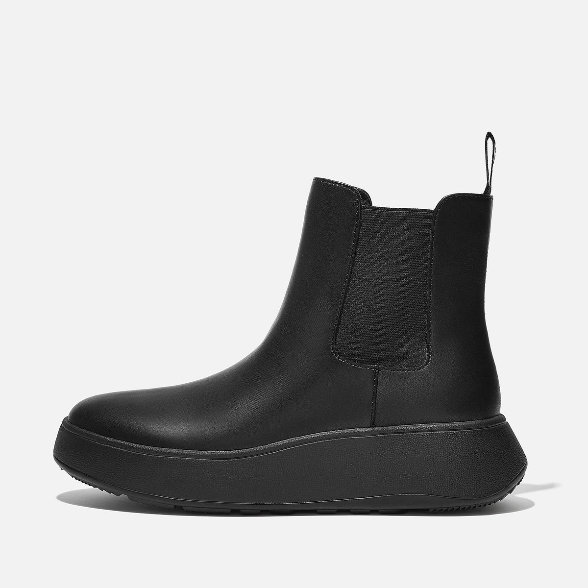 Fitflop Black Leather Chelsea Boots