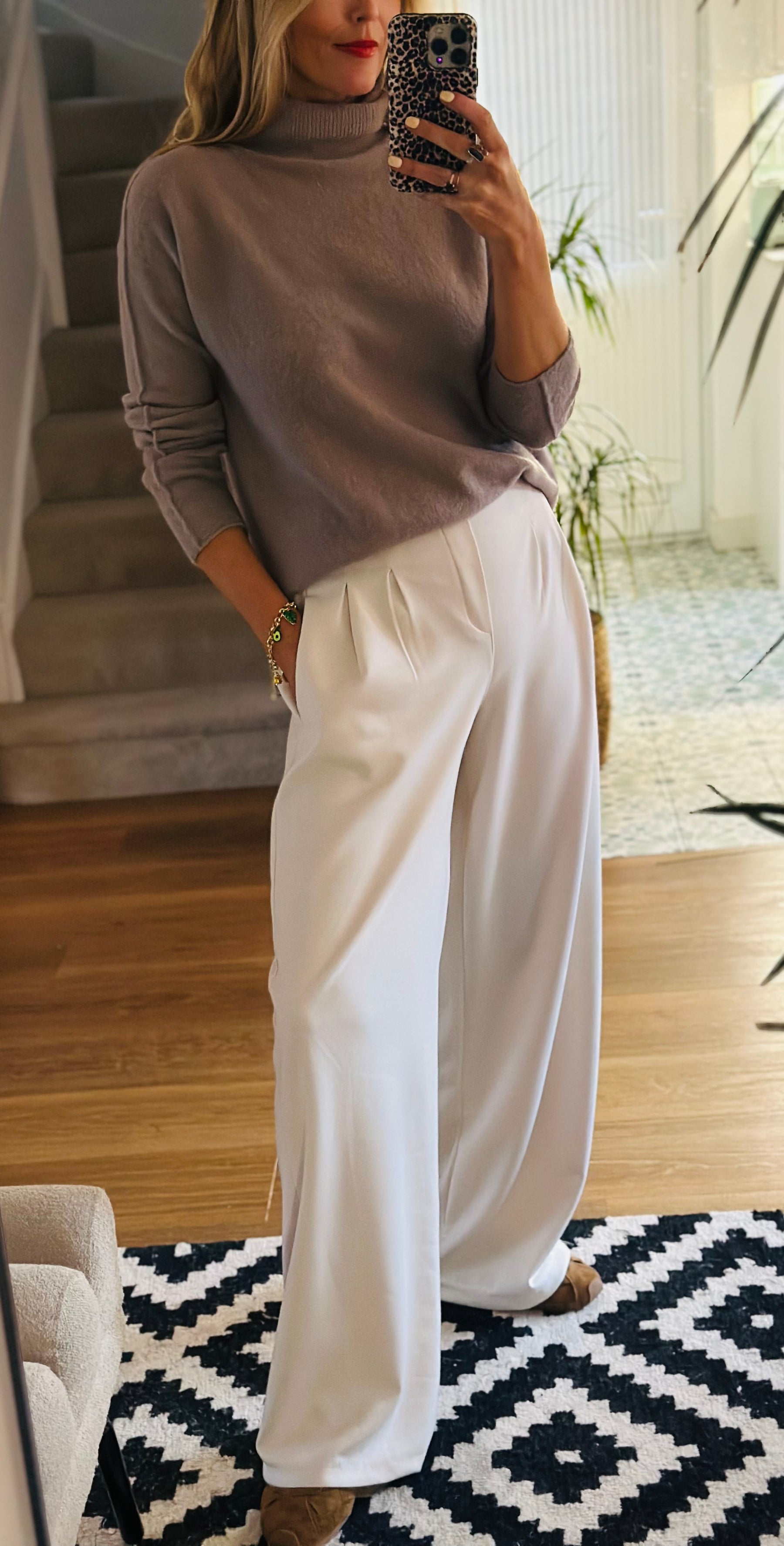 Double Pleat Trousers