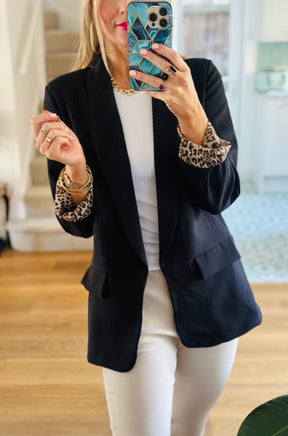 Leopard Lined Blazers