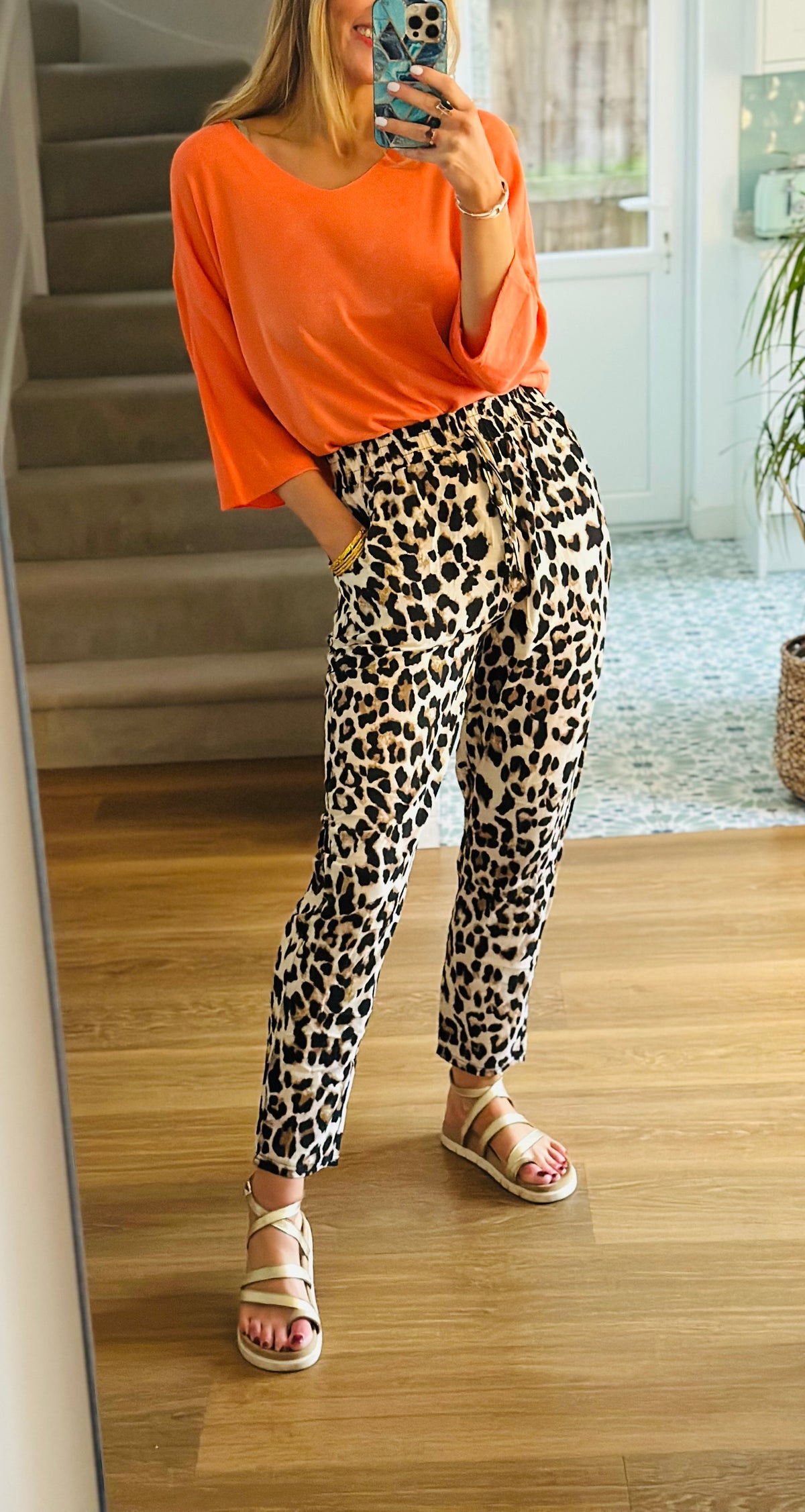 Leopard Resort Trousers