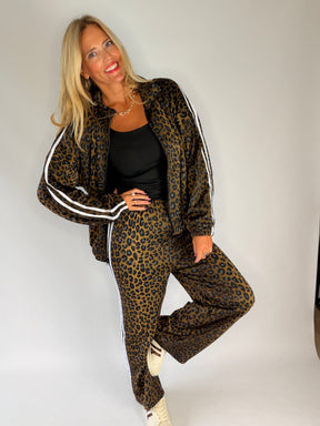 Leopard Print Tracksuit