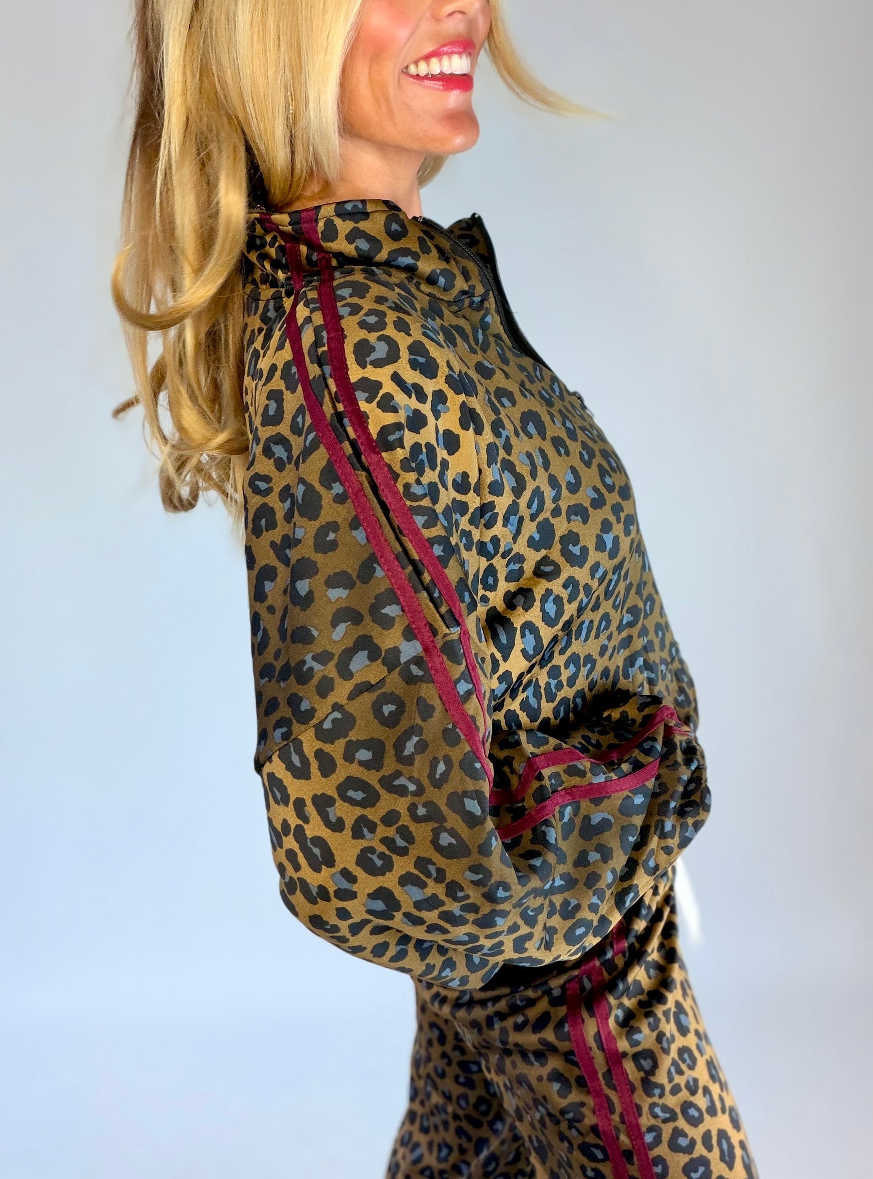 Leopard Print Tracksuit