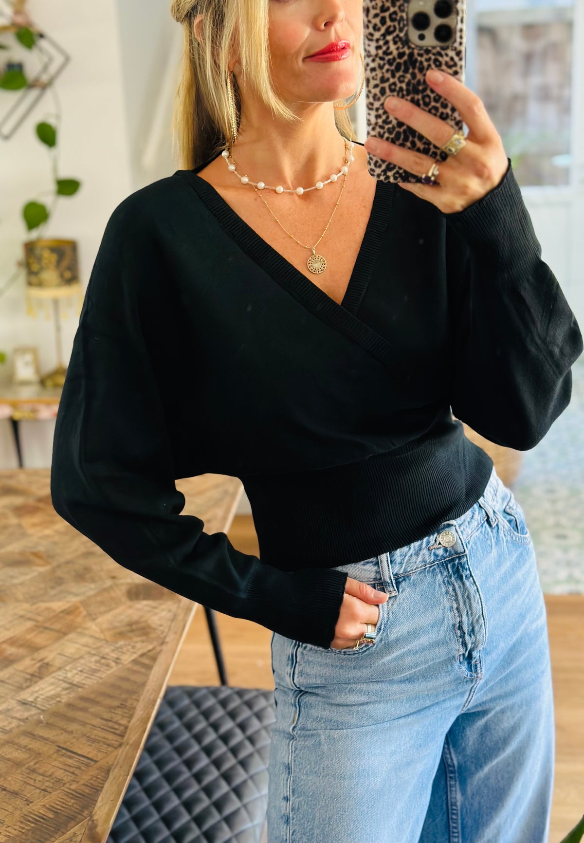Darcey Crossfront Knit