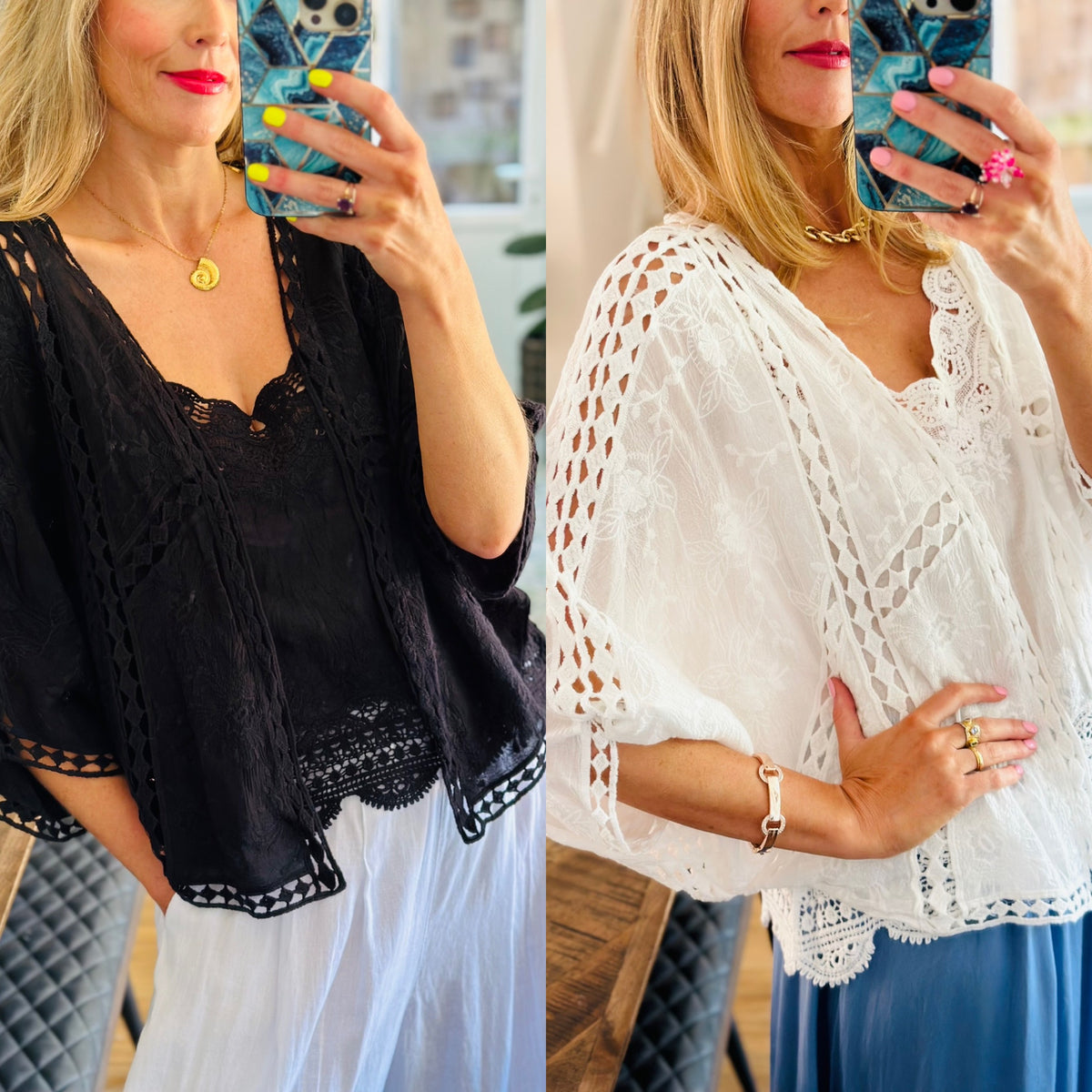 Crochet folk Cardigan