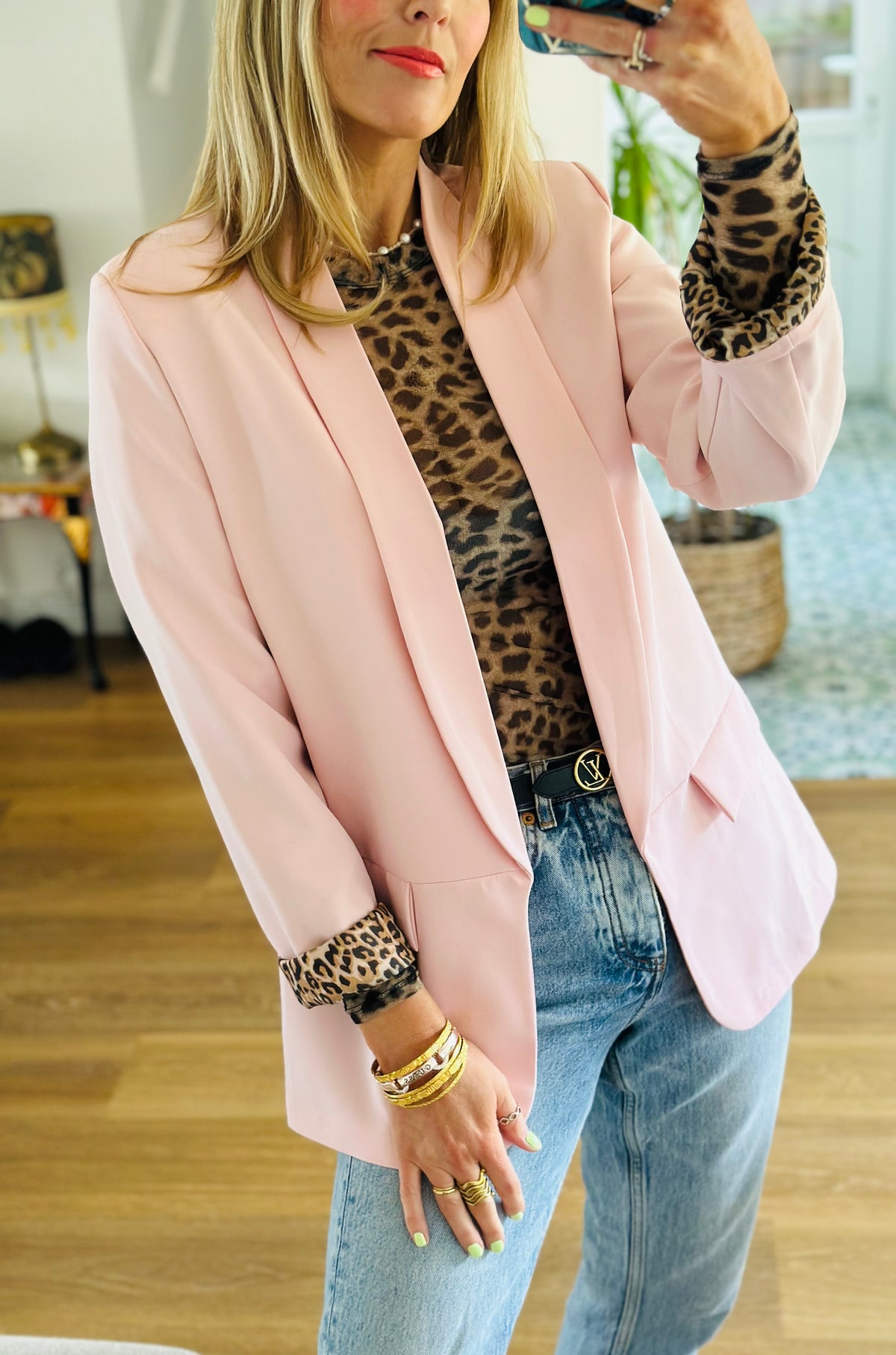 Leopard Lined Blazers