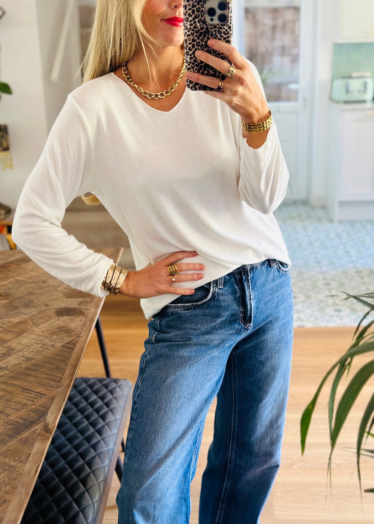 Soft Knit Long Sleeve Top