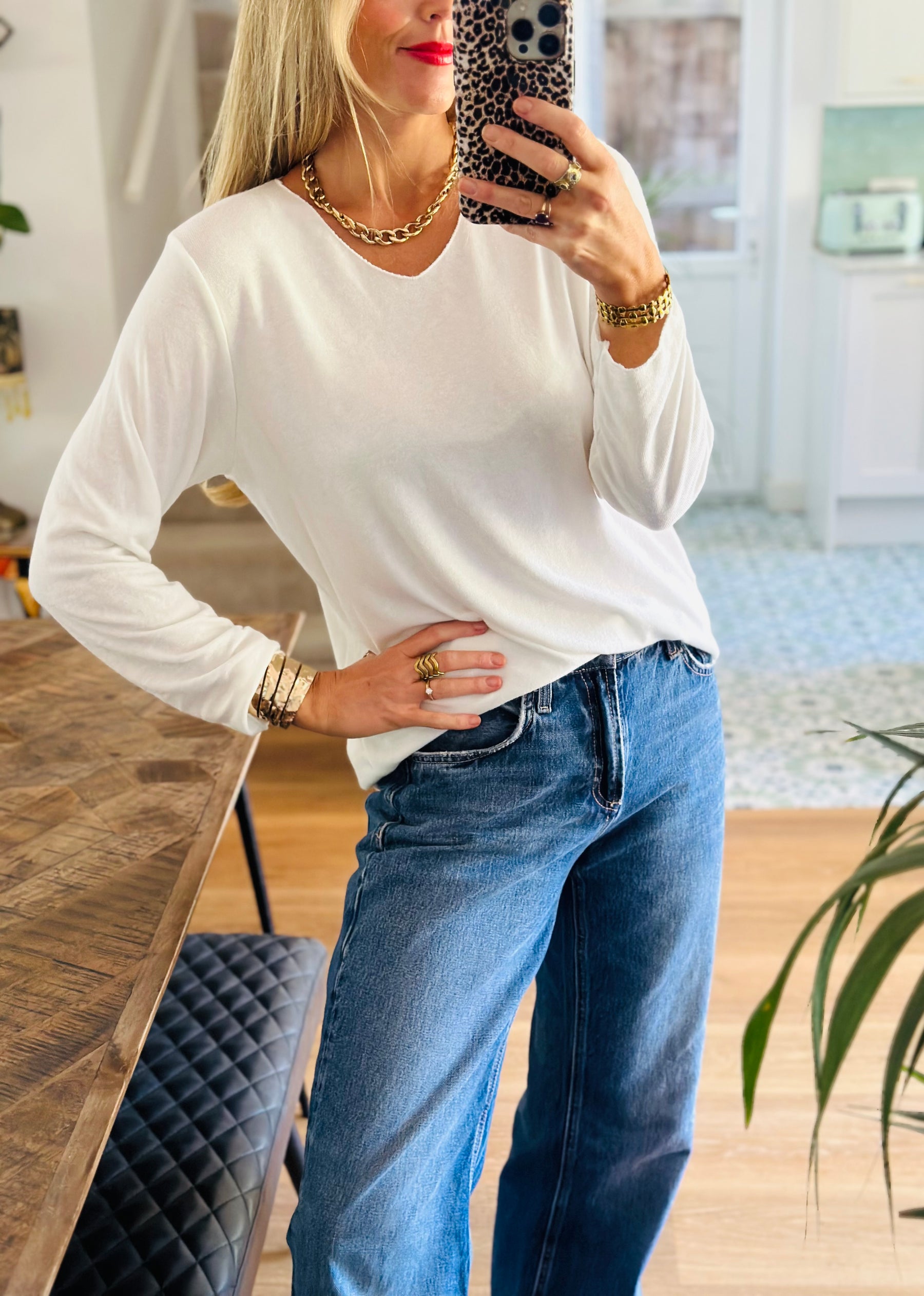Soft Knit Long Sleeve Top