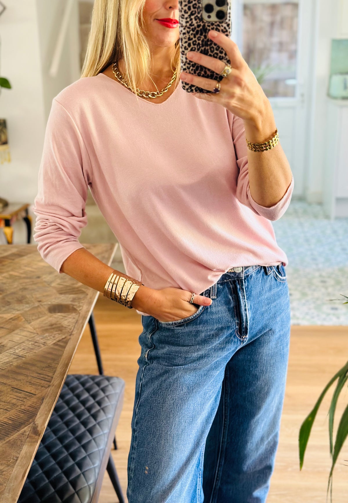 Soft Knit Long Sleeve Top