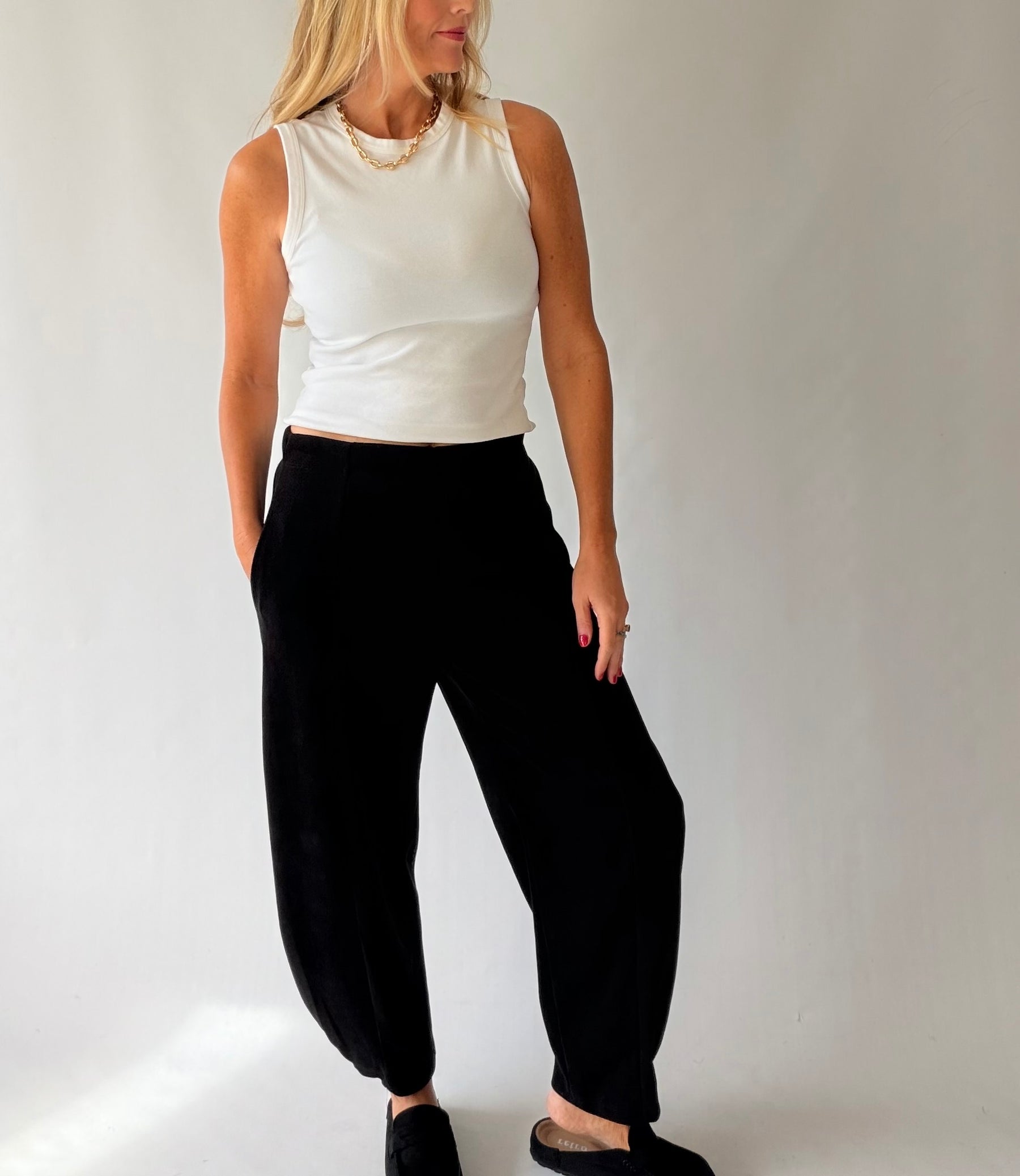 Fine Cord Barrel Trousers