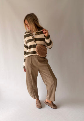 Fine Cord Barrel Trousers