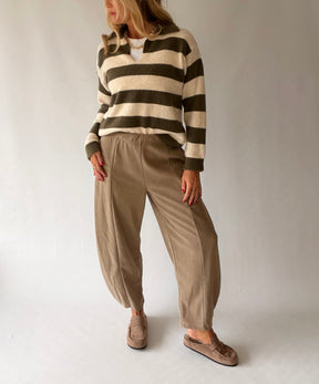 Fine Cord Barrel Trousers