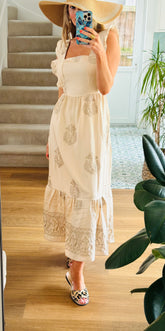 Embroidered Maxi Dress