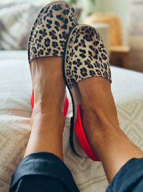 Leopard Neon Avarcas