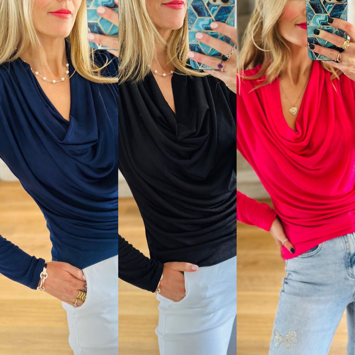 Cowl Neck Tops